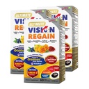 LABO Nutrition Ultimate VisionREGAIN, Vitamina Ocular Más allá de AREDS 2 Fórmula con Lutein, Zeaxanthin, Saffron Extract, Blueberry for Macular &amp; Retinal Health, Eye Fatigue, Night Vision Support 60 Countsx3