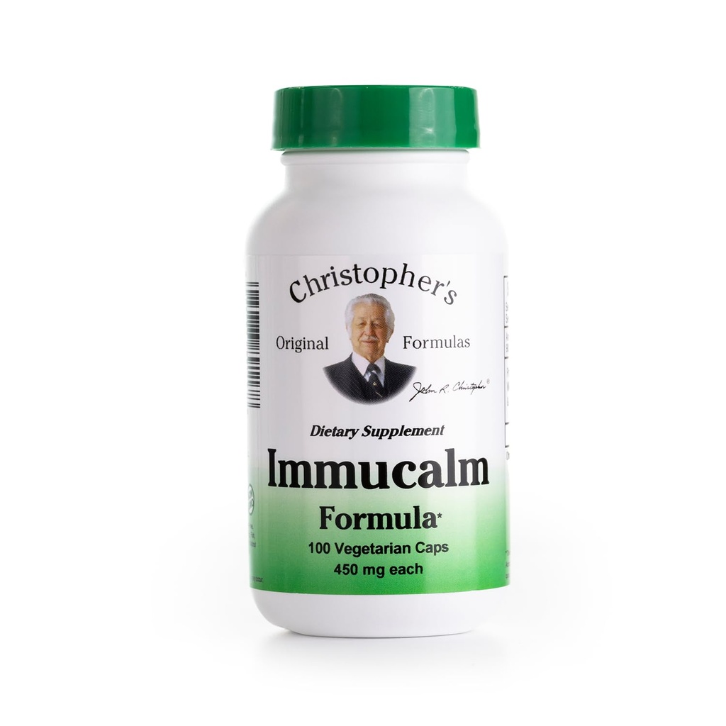 Christopher's Original Formulas Immucalm - Suplemento de Apoyo Inmunitario - Boosters Inmunes para Adultos