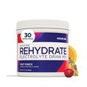 AdvoCare Rehydrate - Electrolyte Drink Mix - Incluye Magnesio, Sodio, Potasio " Calcio - Antioxidante " Aminoácidos Fortificado - Asistencia Hidratación " Recuperación - Fruit Punch, 12,7 oz