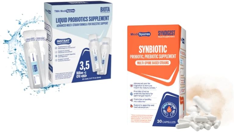 Biota Instant Probiotic Daily Drink for Digestive Health " Syndigest Dual Benefit Prebiotic " Probiotic for Gut Health