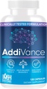AddiVance 120 Caps - Suplemento Natural de Apoyo al Cerebro para Foco Mejorado, Memoria, Comportamiento Equilibrado - Suplemento Cerebro Formado por Médicos Profesionales