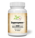 Suplementos Zen - Superzymes Superzymes Fórmula multienzima que contiene Pepsin, Bromelain, Papain, Pancreatin, " Betaine HCL 90-Tabs