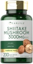 Carlyle Shiitake Mushroom Extract  3000mg ← 200 Capsules ← Non-GMO, Gluten Free