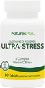 NaturesPlus Ultra-Stress with Iron, Sustained Release - 30 Vegetarian Tablets - Stress Relief Supplement with B-Complex & Vitamin C - Energy Booster, Mood Enhancer - Sin gluten - 30 servicios