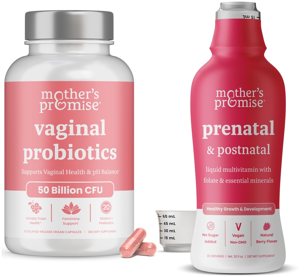 Probióticos vaginales y líquidos postnatales para mujeres