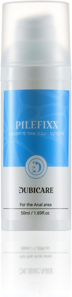 DUBI Pilefixx Hemorrhoid Treatment - Hemorrhoid Cream - Hemorrhoid & Fissure Ointment for Burning, Itching, Swelling - Hemorrhoid Symptom Treatment with Aloe - 50 Gram