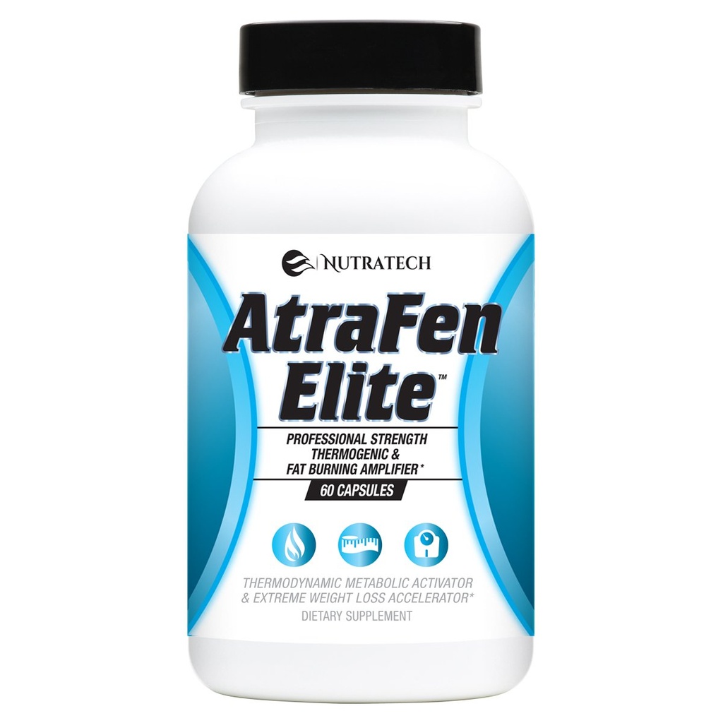 Atrafen Elite - Asistencia dietética de fuerza profesional que apoya la gestión del peso, promueve la energía y ayuda a reprimir los ahorros de alimentos " Appetite. Suplemento dietético. 60 pastillas.