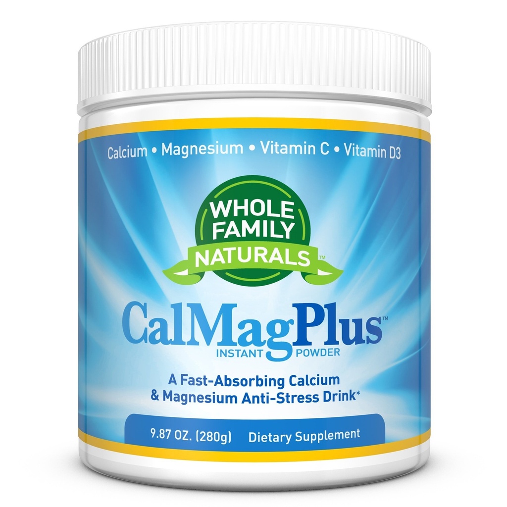 Calcio Magnesio Powder Suplemento - CalMag Plus con Vitamina C & D3 - Gluten Gratis, No GMO - Calma Natural Cal Mag Bebida - Cal-Mag para los músculos - Calma sueño Magnesio Bebida Polvo - Calcio Suplemento