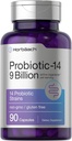 Horbäach Probiotics for Women ' Men TEN 14 Strains for Digestive Health TEN 9 Billion CFU TENIDO 90 Capsules ← Non-GMO & Gluten Free Supplement