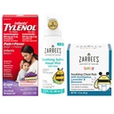 Tylenol y Zarbee’s Baby Essentials Bundle for Infants: Infants Acetaminophen Liquid Medicine, Zarbee's Baby Soothing Nasal Spray, y Zarbee's Baby Soothing Eucalyptus " Lavendar Chest Rub