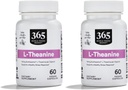 Mercado completo de alimentos, L-Theanine 100mg, 60 ct (Pack of 2)