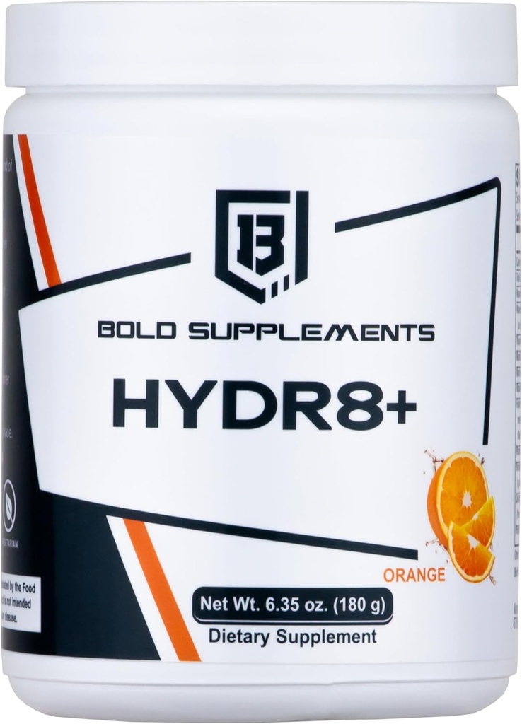 Hydr8+ Hidratación " Vitamin Powder ← Keto Friendly ← No Sugar Silencio No-GMO Silencio 30 Serviciones Silencio 6.35 oz (180 g)