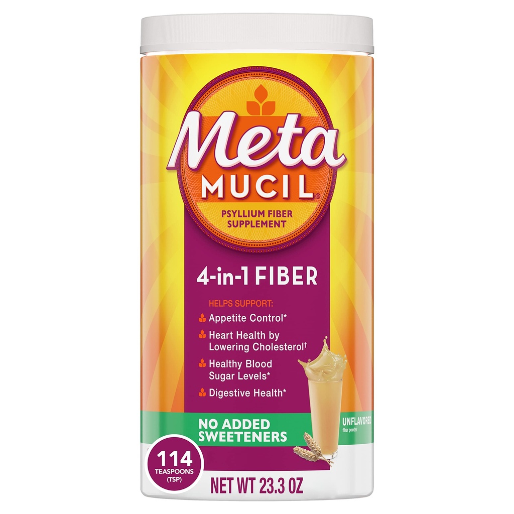 Metamucil Smooth Texture Sugar-Free Unflavored 114 Cada (OLD)