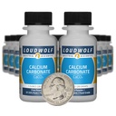 Carbonato de calcio / 1.3 Libras / 20 Botellas / 97,55% Pure Food Grade/Fine Powder