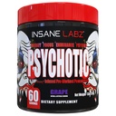 Insane Labz Psicotic, High Stimulant Pre Workout Powder, Extreme Lasting Energy, Focus and Endurance with Beta Alanine, Creatine Monohydrate, DMAE, 60 Srvgs, Grape