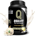 Vainilla francesa Whey Protein Powder. 25g Protein, 5.5g BCAA, Cholov Yisroel Kosher, Gluten-Free, Sugar-Free, Keto-Friendly, Smooth Mixing Post-Workout Protein Shake Powder, 26.4oz (23 Servings)
