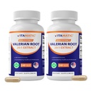 Vitamatic 2 Packs Valerian Root 20:1 Extracto 250 mg - 240 cápsulas - 20X Extracto concentrado