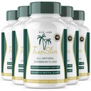 Tropislim, Tropislim All Natural Caribbean Flush, Weight Loss Supplement, Tropislim Slimming Capsules for Women, Healthy Lifestyle + Leaner Physique, Tropical Reviews (300 cápsulas)