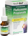 HealthA2Z® Fluticasone Propionate Nasal Spray Ø 50 mcg per Spray Silencio 24 horas Alivio de la Alergia TEN 72 Sprays ANTE 0.38 fl oz. (11.1mL) ANTE Nasal Decongestant ← Non-Drowsy ANTE Allergy Relief Spray