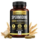 Elixir Spermidine Suplementos 1200mg (90 cápsulas) – Anti envejecimiento - 3er partido probado (12mg Spermidine Powder) Max Purity - 100% Pura Espermidina- Fermented Wheat Germ Extract - NMN Alternativa