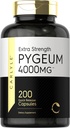 Carlyle Pygeum Africanum Bark ← 200 Capsules ← High Potency Extract ← Non-GMO, Gluten Free Supplement