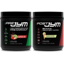 JYM Supplement Science PRE JYM 30 Servings - Strawberry Kiwi &amp; - Post-Workout with BCAA's, Glutamine, Creatine HCL, Beta-Alanine, and More Rainbow Sherbert Flavor, 30 Servings, 21.2 oz.
