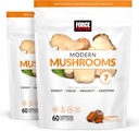 Factor de fuerza Mushrooms Soft Chews, Mushroom Suplemento con Lions Mane, Turquía Tail, & Cordyceps para apoyar energía, inmunidad, " Digestión, Cinnamon Roll, 120 Soft Chews, 2-Pack