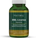 DGL Licorice Supreme Dr Gumman's Clinical Grade Highest Potency Maximum Bioavailability 120 Vegan Capsules Harmony Nutraceuticals
