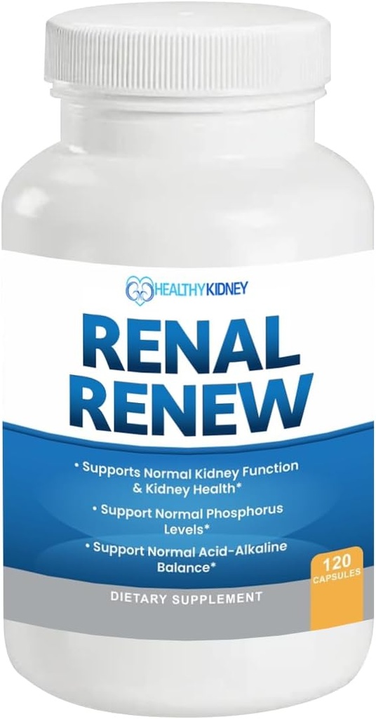 Renovación renal: Riñón avanzado Limpiar Detox & Reparar Kidney Support Suplemento. El suplemento del riñón inteligente del avance rejuvenece la salud del riñón 120 cápsulas