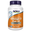 AHORA Suplementos, Omega-3 180 EPA / 120 DHA, Molecularmente Destilado, Cardiovascular Support, 100 Softgels