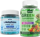 L-MetilFolate 15mg + Super Greens Gummies