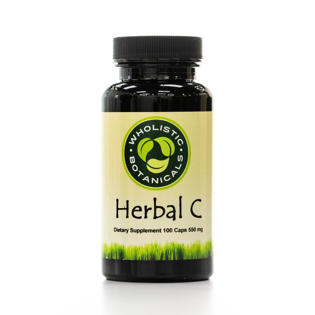 Herbal C Capsule — Suplementos de vitamina C — Antioxidante e Immune System Booster, Arenal Glands and Digestion Support — 100 ct