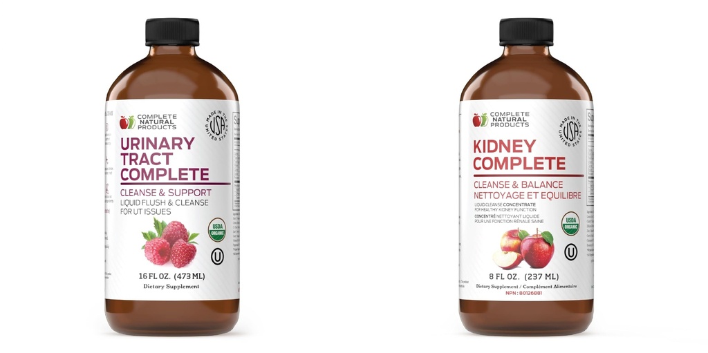 Complete Natural Urinary Tract Complete 8oz & Kidney Complete 8oz Bundle
