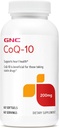GNC CoQ10 200mg Suplemento, apoya la salud cardíaca, 60 servicios