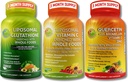 SUPPLEMENTOS STUDIO Immune Support Bundle – Liposomal Vitamina C 1500mg + Liposomal Glutathione 500mg + Quercetina con Bromelaina, Zinc & Vitamina C – Vegan, No GMO, Fórmulas de absorción mejoradas