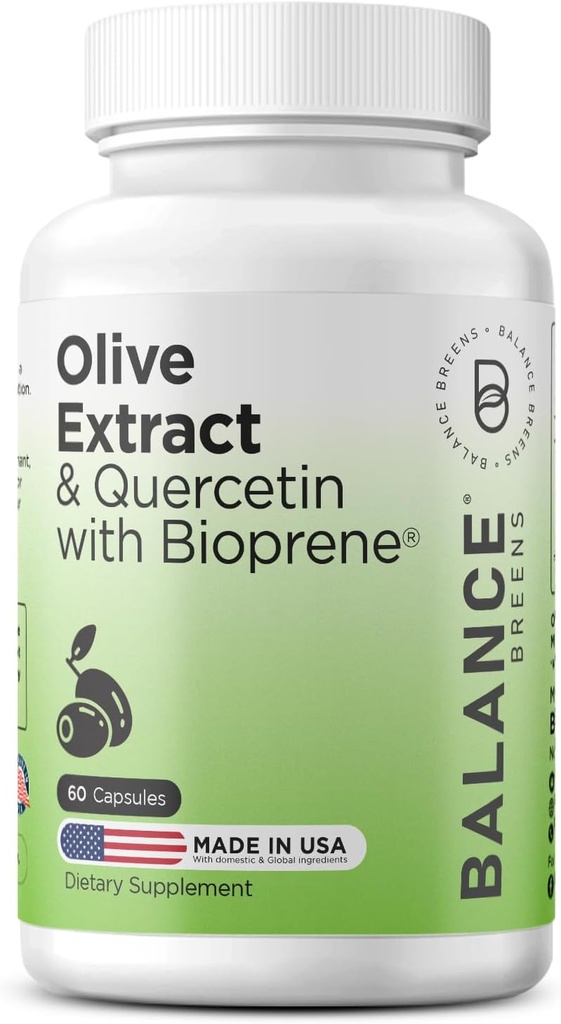 Balancebreens Leaf Extract & Quercetin 400 mg con Bioperina, 60 cápsulas - Booster de inmunidad