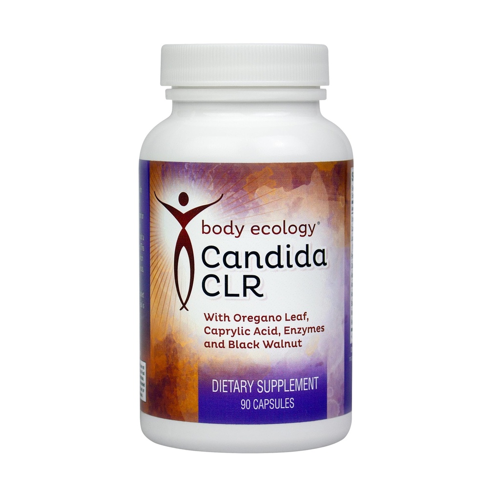 Body Ecology Candida CLR ← Healthy Microbiome Suplemento Silencio Restore Gut Health tención 90 Conde