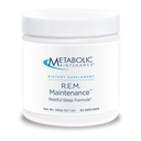 Mantenimiento metabólico R.E.M. Powder de mantenimiento - Relajación natural Suplemento con Magnesio, Melatonina, 5-HTP + Potasio - Bebida fácil Add-in, No Fillers (366g / 60 Servings)