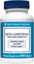 La Vitamina Shoppe Beta-Caroteno 2.500IU (Vitamin A), Apoyo Antioxidante para Visión & Salud Inmune (300 Softgels)