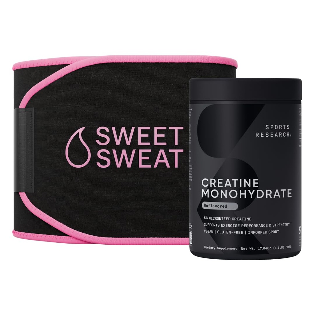 Investigación Deportiva Cretina Monohidrato y Dulce Golpe de la cintura - Negro/Pink (Large)