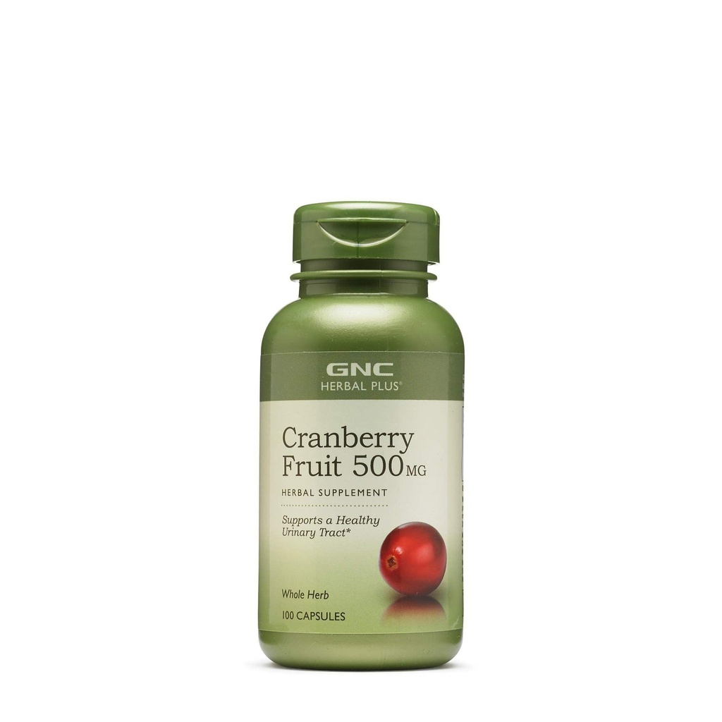 GNC Herbal Plus Whole Herb Cranberry 500mg 100 cápsulas