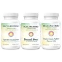 Dr Clark Store Flat Tummy &amp; Debloating Kit – Natural Digestive Support for Bloating Relief, Flat Stomach &amp; Mejorado Gut Health