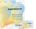 superbloom Recuperación Liver Support ¦ Liver Detox with DHM, Turmeric, Milk Thistle TEN 10 Sachets, 20 Capsules ANTE Disfruta de la noche, Own The Morning