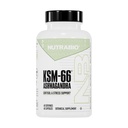 NutraBio Ashwagandha KSM-66 Silencio Ashwagandha Suplemento Herbal para Estrés, Mood, " Performance peru 600 MG of Clinically Studied KSM66 60 Capsules
