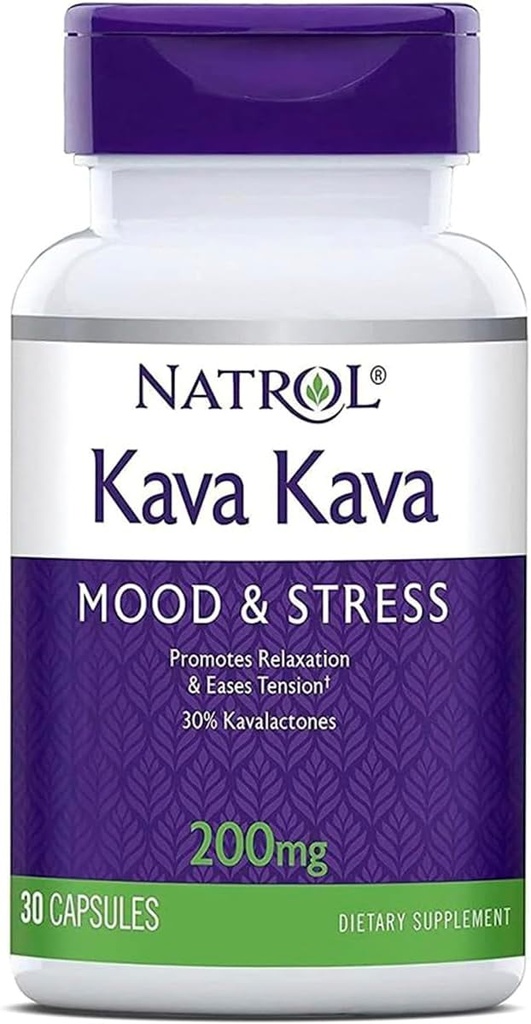 Natrol Kava Kava 200 mg 30 cápsulas
