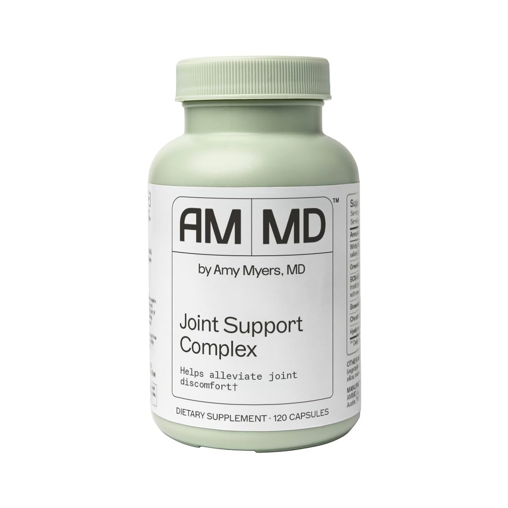 Amy Myers MD Join Support Complex Supplement - Supports Joint Health & Mobility - Glucosamine HCL - Condroitina - Turmeric - 120 cápsulas