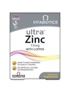 Vitabióticos ultra zinc 15 mg con cobre 60 Tabletas por ultra