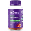 Nuevo Capítulo Gummies de fibra orgánica para adultos " niños " , Fibra prebiótica de base vegetal para la salud digestiva, vegano, no transgénico, USDA Organic, Gluten Free, Citrus-Berry Flavored, 60 ct