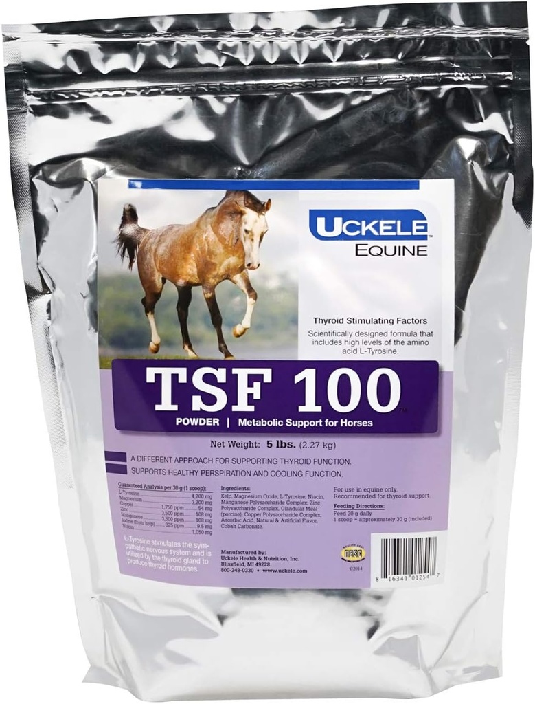 Uckele Equine TSF 100 Metabólicos Soporte Polvo, 5 libras