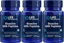 Péptidos de leche bioactivo, 30 cápsulas vegetarianas (Pack of 3)